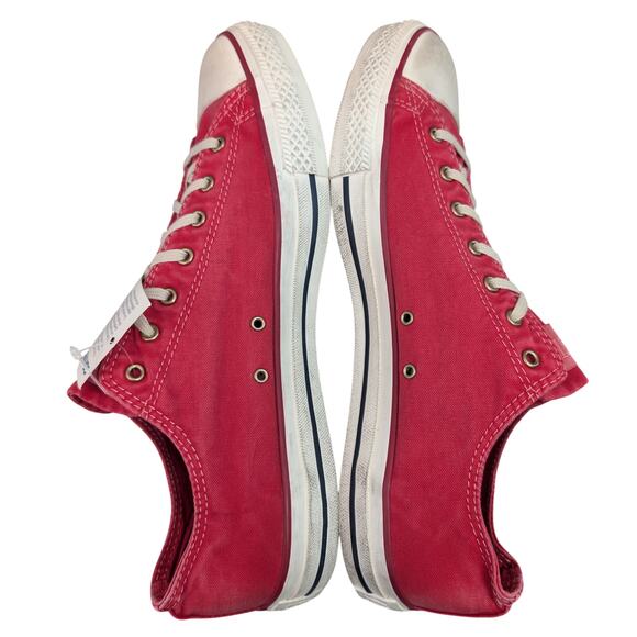 Converse 2013 CTAS Low Top Tango Red Washed Canvas Sneaker Mens 11 Womens 13 NWT - Picture 8 of 10